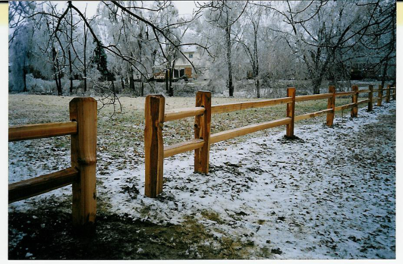 Wood (cedar) Fencing