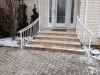 Aluminum Railing with Top Rings and Volutes