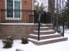 Heavy Duty Aluminum Railings with Rings and Volutes, Rochester Hills