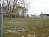 6' Industrial Galvenized Gate and Fence with Barbed Wire, Clawson
