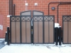 Iron Frame with Solid Panels, Gate Enclosure, Restaurant