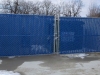 Galvanized Chail Link Fence with Vinly Slats Enclosure, Mullins Contracting