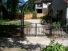 Iron fence and gates, DGFT-40 gates and F-30 spears and scrolls