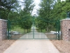 Wrought Iron Double Driveway Gate, Rochester Hills