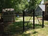 Iron fence and gate PG-30 arched and spear