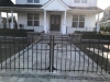 Iron gates with spears Fence, Gate and Railings, Plymouth, 2