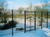 Wrought Iron Fence with Arbor and Gate, Clarkston