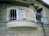 Wrought Iron Balcony Railing, Belly Baluster,